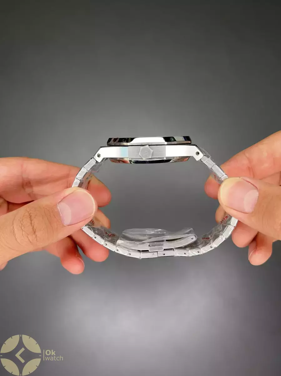 ساعت مچی اودمار پیگه اسکلتون بند سیلور Audemars Piguet