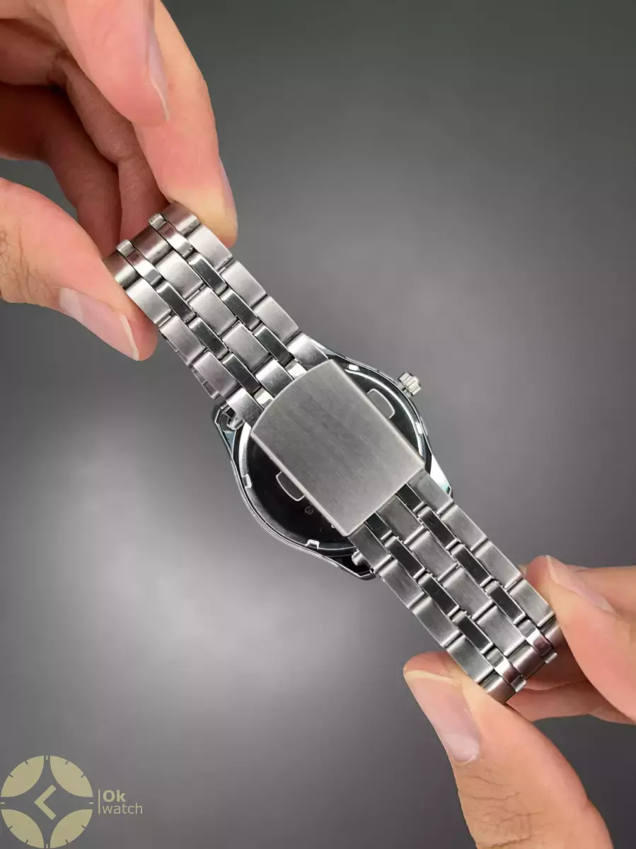 ساعت مچی سیکو تک موتوره سیلور صفحه سفید Seiko