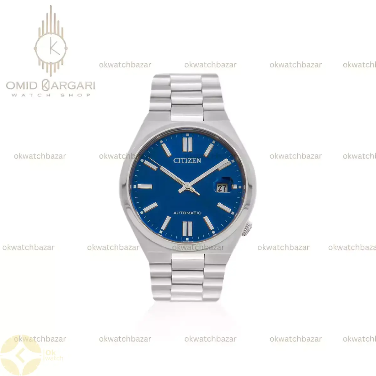 ساعت مچی سیتیزن سویوسا صفحه سرمه ای Citizen Tsuyosa NJ0151-88L