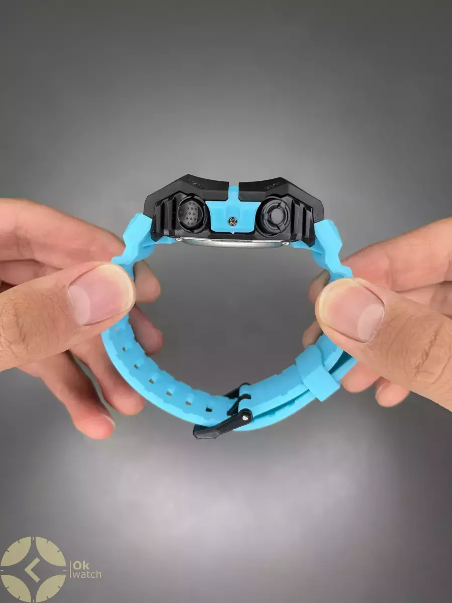 ساعت مچی کاسیو جی-شاک بند آبی Casio G-Shock B001