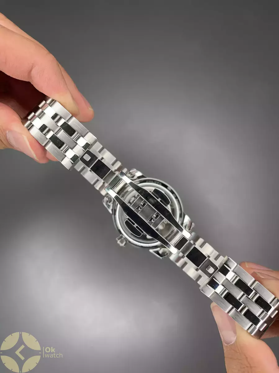 ساعت مچی پتک فیلیپ اوپن هارت بند سیلور صفحه سرمه ای Patek Philippe Tourbillon