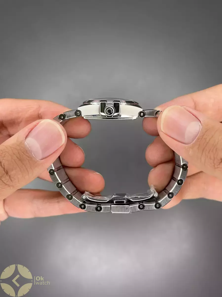 ساعت مچی امگا کانستلیشن بند سیلور صفحه صورتی Omega Constellation