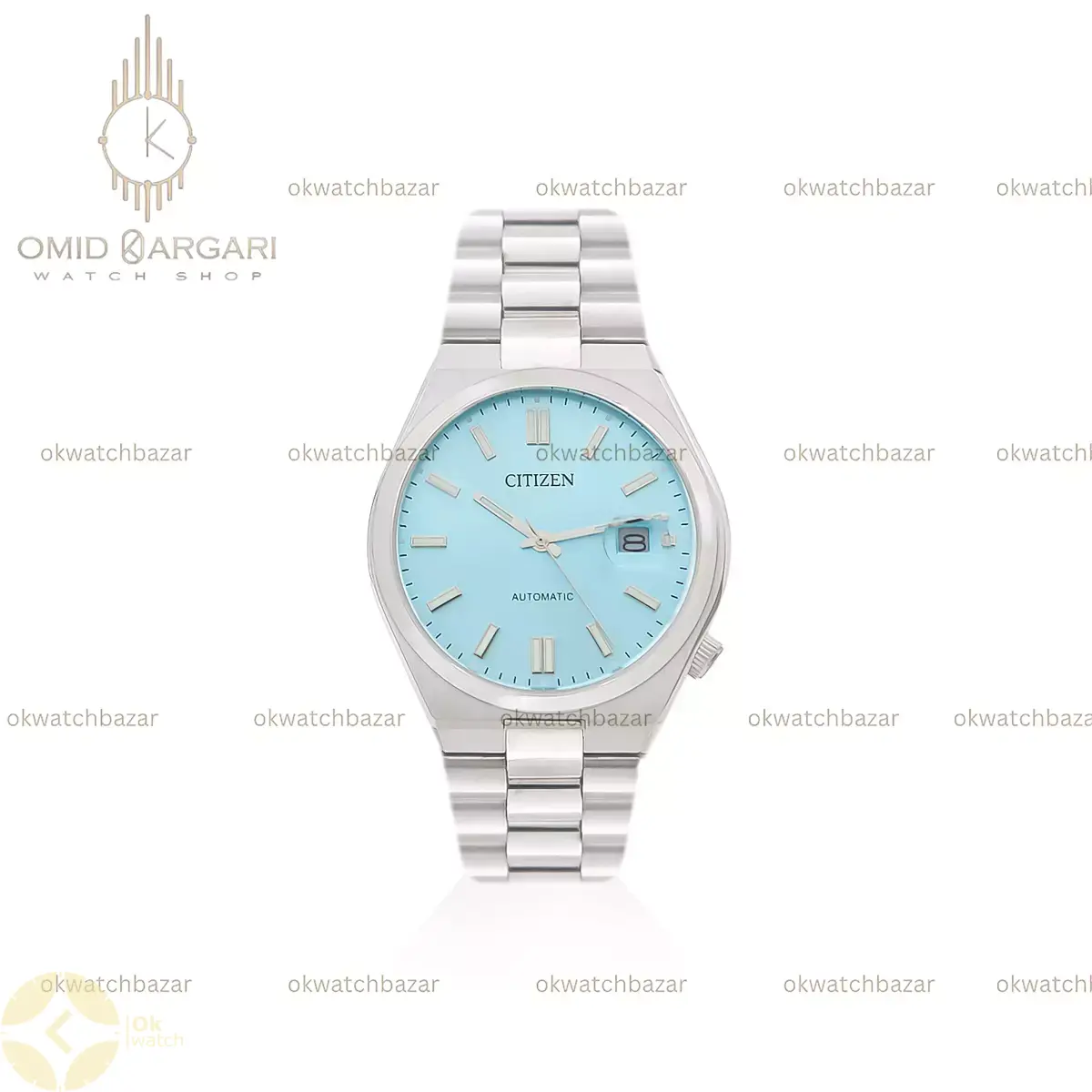 ساعت مچی سیتیزن سویوسا اتوماتیک صفحه تیفانی Citizen Tsuyosa NJ0151-88M