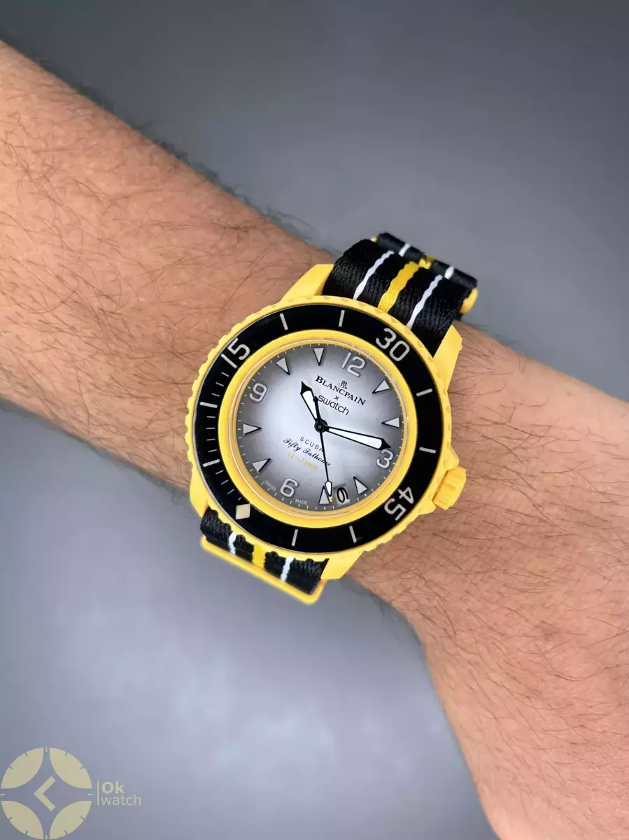 ساعت مچی سواچ بلنک پین اقیانوس آرام Swatch Blancpain Pacific Ocean