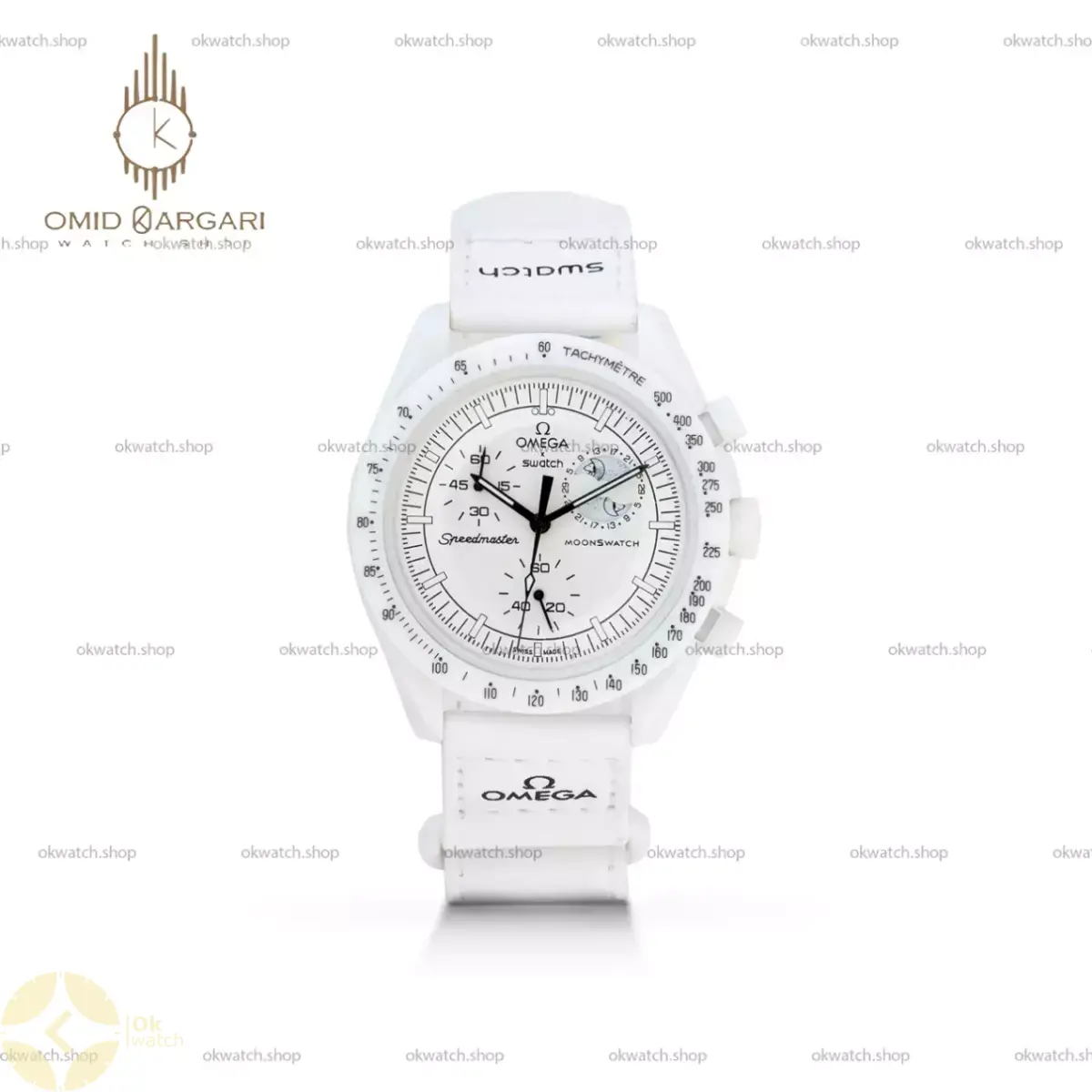 ساعت مچی امگا سواچ ماموریت به ماه Omega x Swatch Mision to the moon