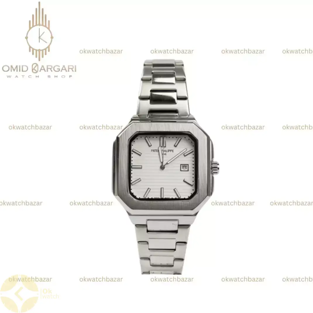 پتک فیلیپ کوبیتوس صفحه سفید Patek Philippe Cubitus