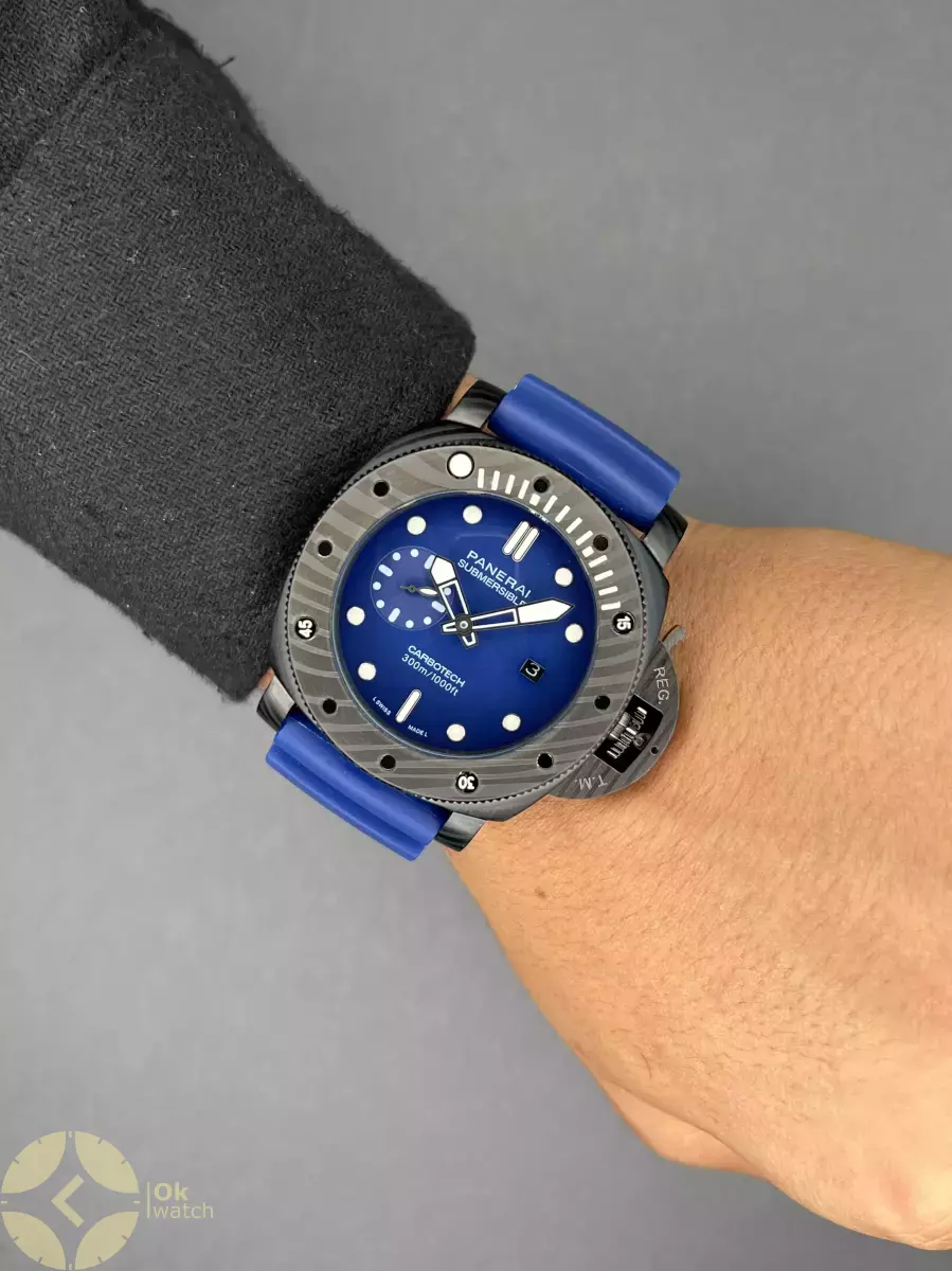 ساعت مچی پنرای سابمرسیبل بند سرمه ای Panerai Submersible