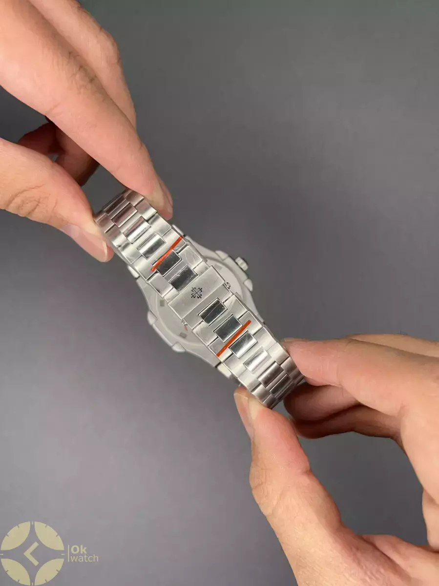 ساعت مچی پتک فیلیپ ناتیلوس سیلور صفحه سفید Patek  Philippe Nautilus