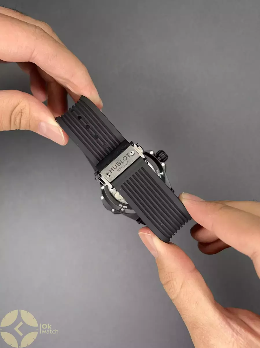 ساعت مچی اوبلو جمجمه‌ای قاب مشکی رزگلد Hublot MP-09 Tourbillon