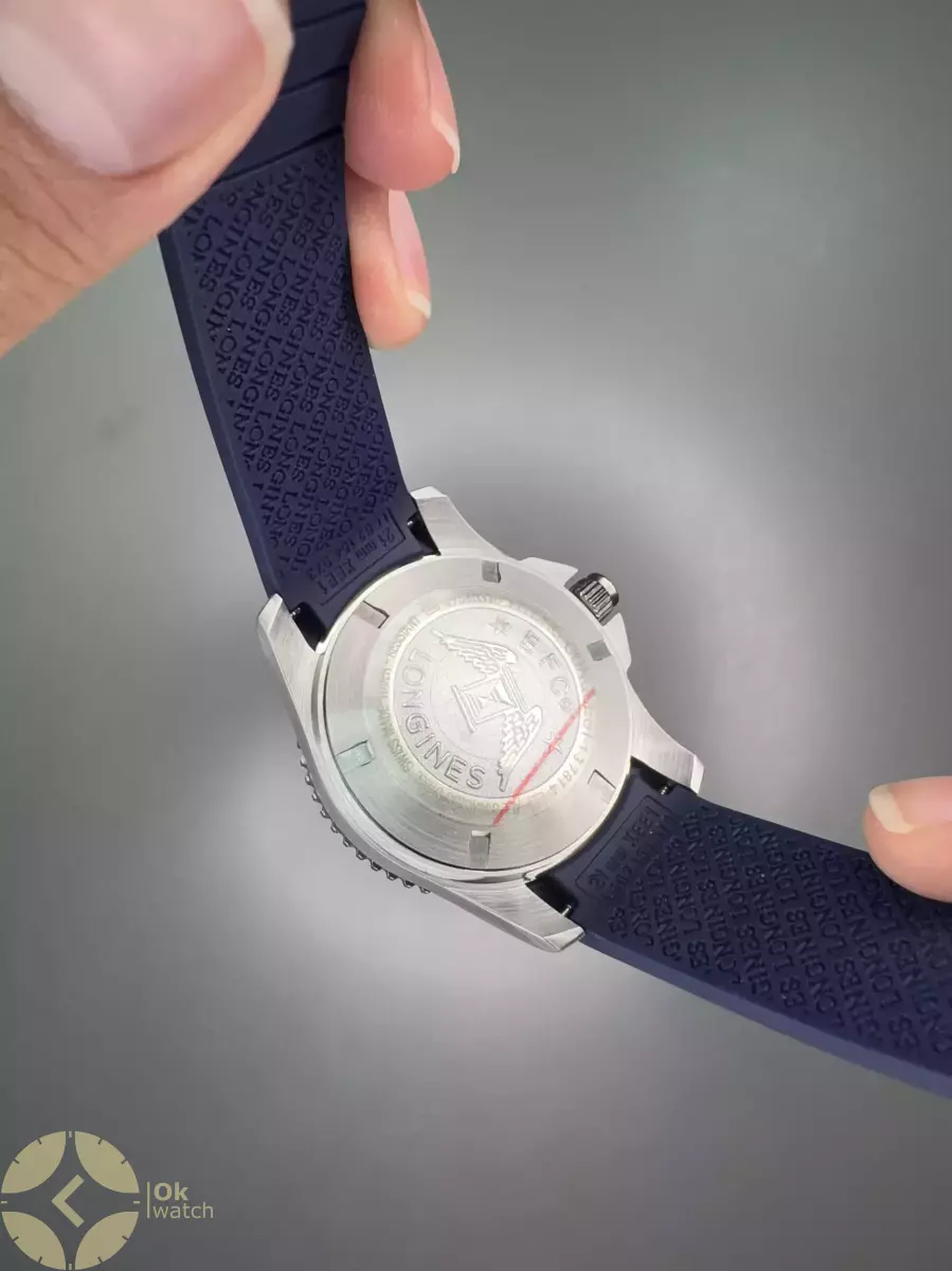 ساعت مچی لونژین اتوماتیک بند رابر آبی Longines