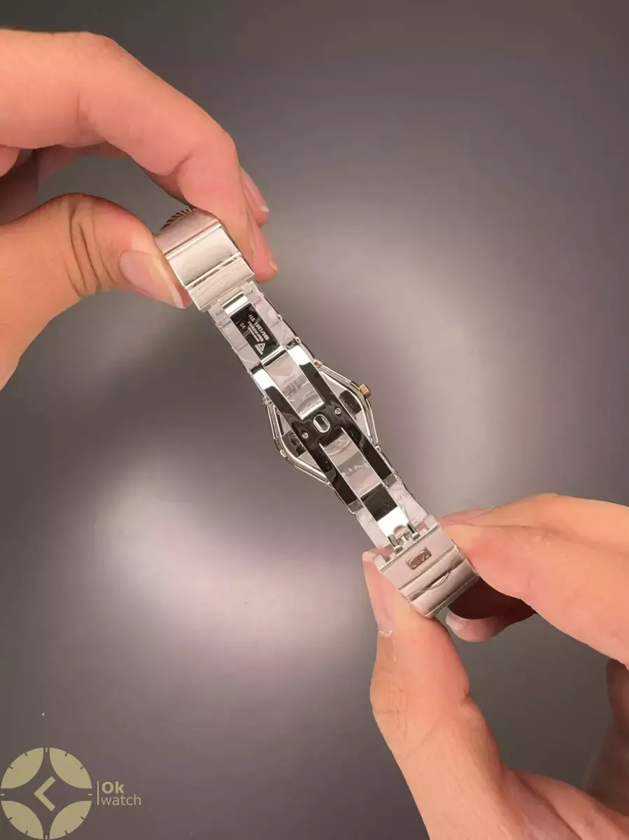 ساعت مچی امگا کانستلیشن بند سیلور رزگلد صفحه سفید Omega Constellation