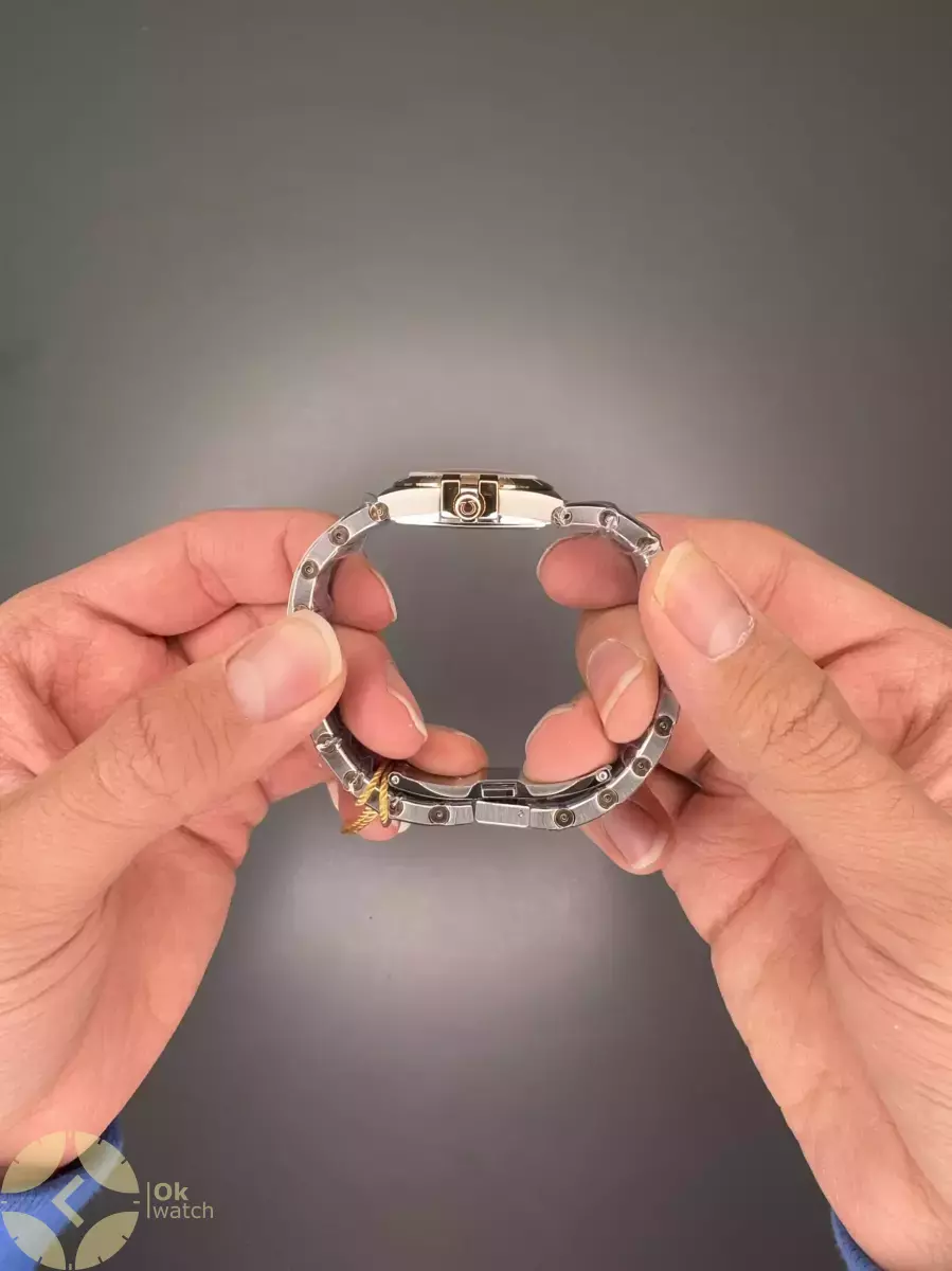ساعت مچی امگا کانستلیشن بند سیلور رزگلد صفحه سفید Omega Constellation