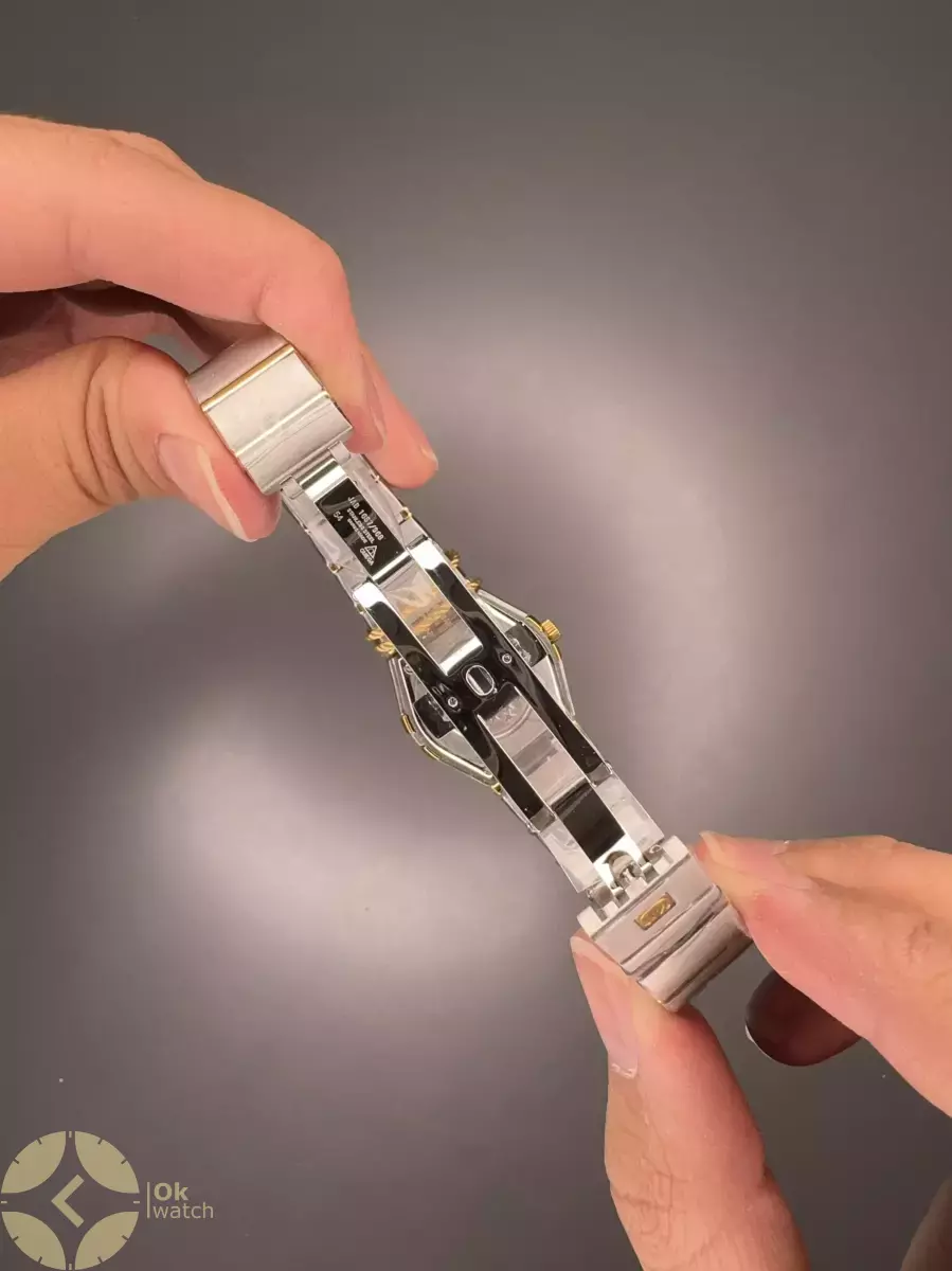 ساعت مچی امگا کانستلیشن بند سیلورطلایی اندکس نگین Omega Constellation