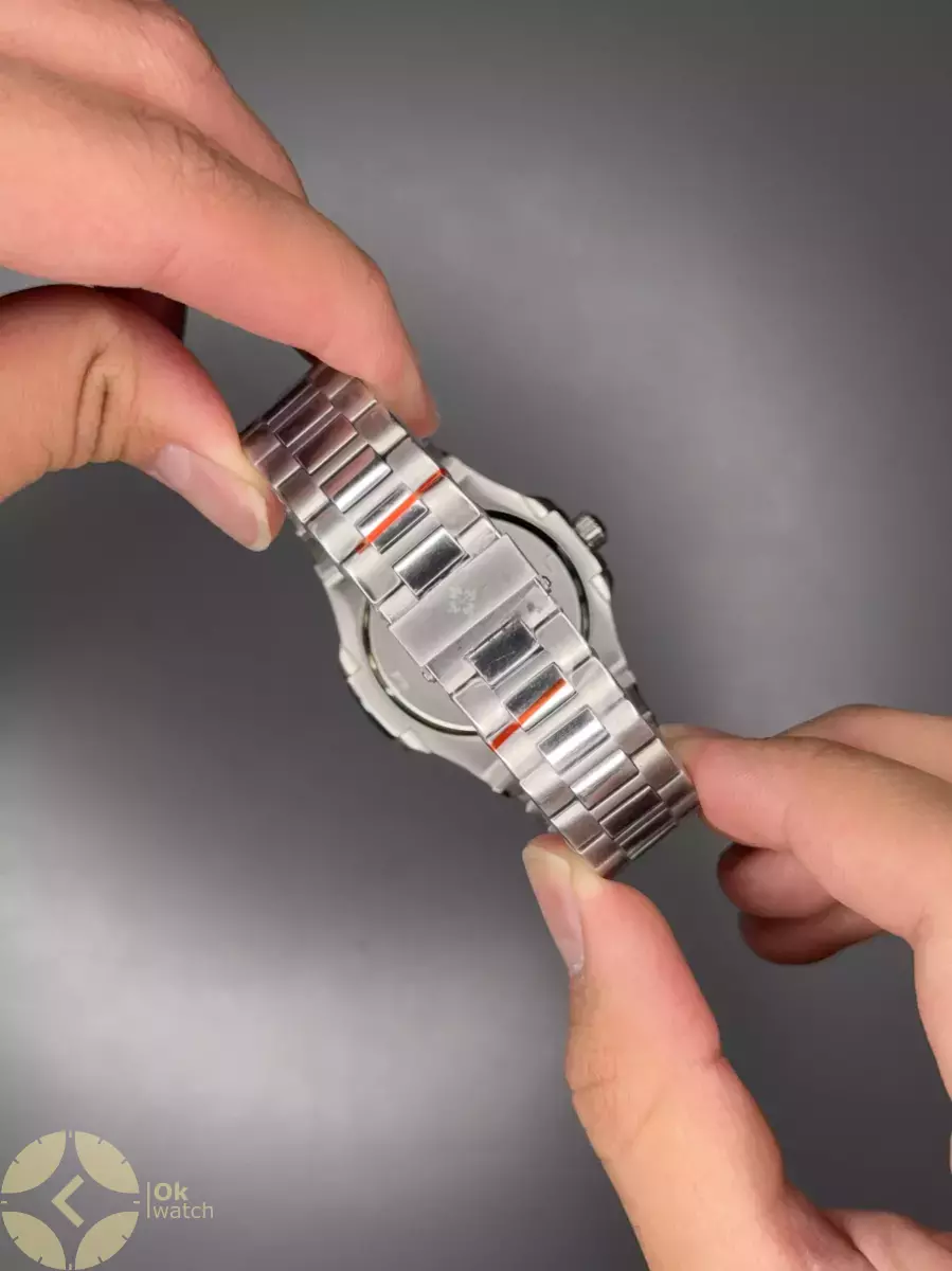 ساعت مچی پتک فیلیپ ناتیلوس صفحه مشکی بند سیلور Patek  Philippe