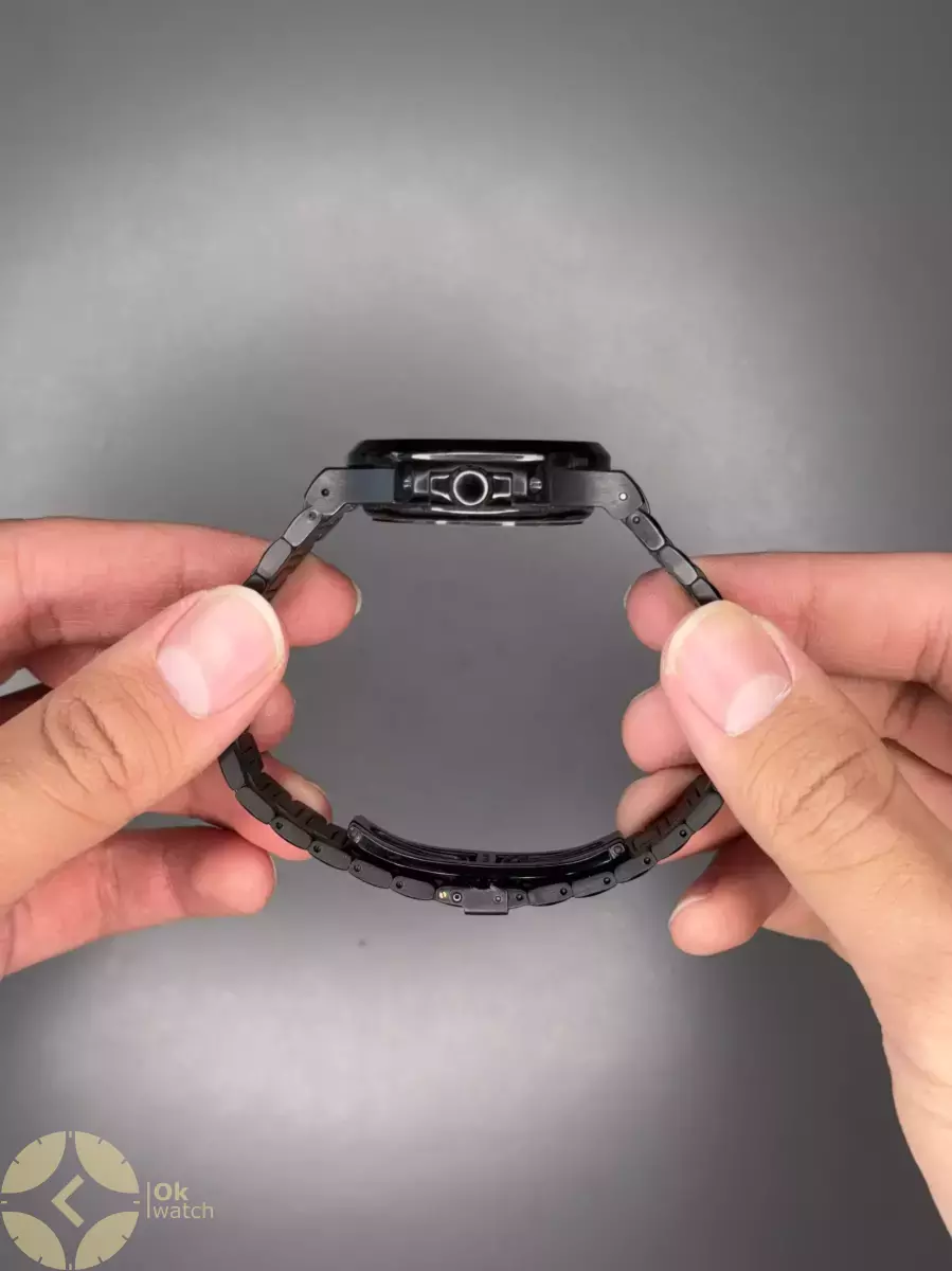 ساعت مچی پتک فیلیپ مشکی موتور اتوماتیک صفحه دودی Patek Philippe Nautilus