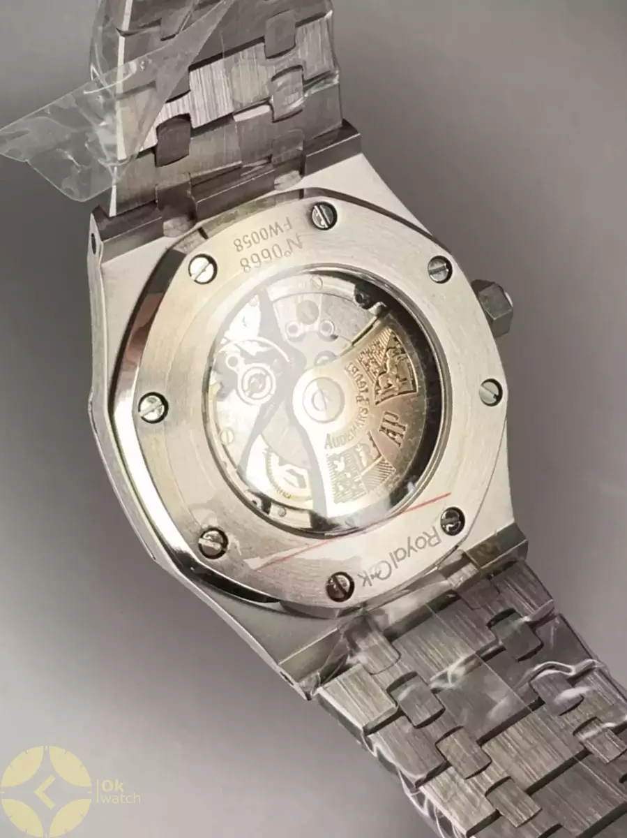 ساعت مچی اودمار پیگه اتوماتیک بند سیلور صفحه طوسی Audemars Piguet