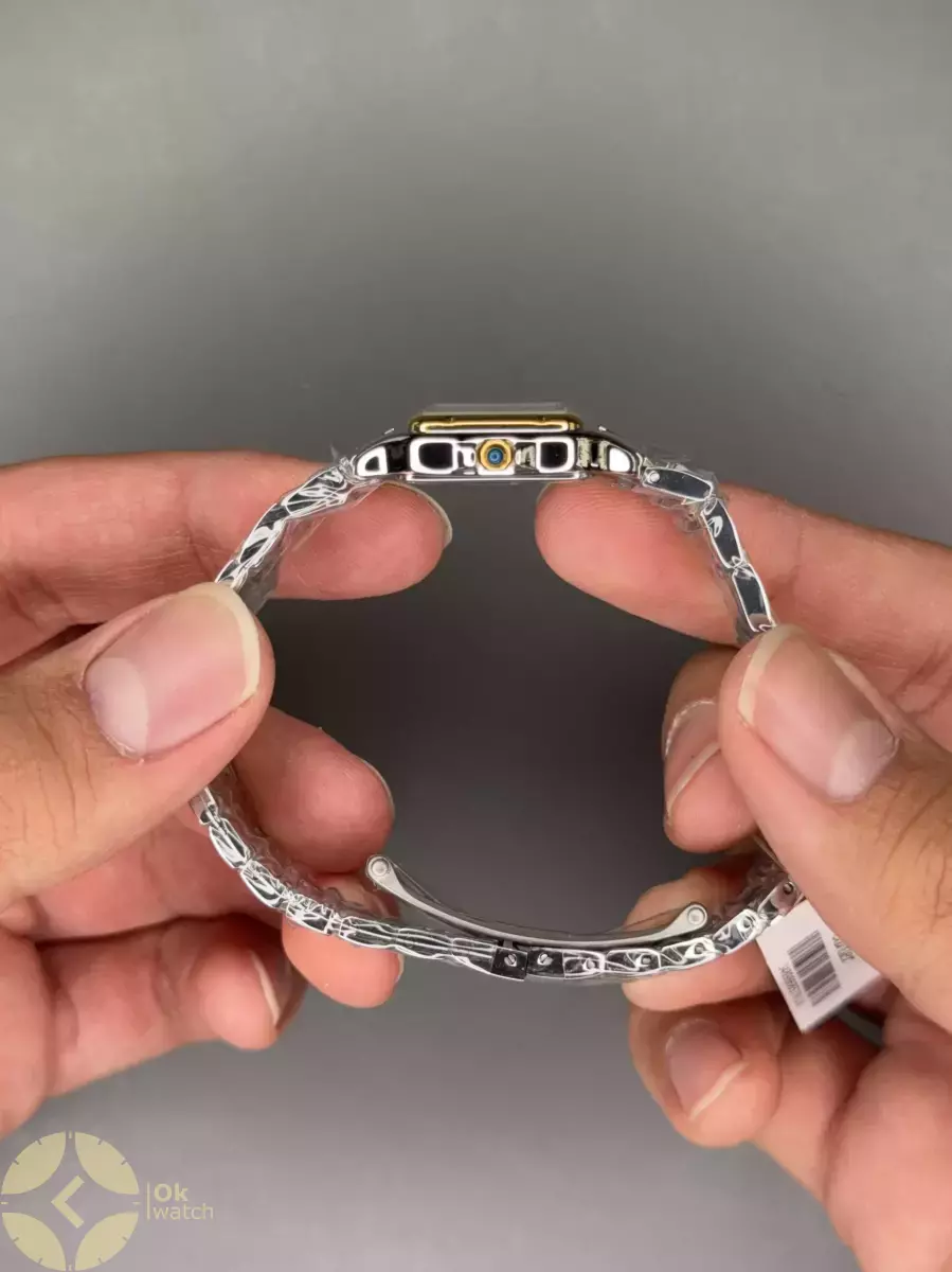 ساعت مچی کارتیه پنتر سیلورطلایی صفحه سفید Cartier Panthere