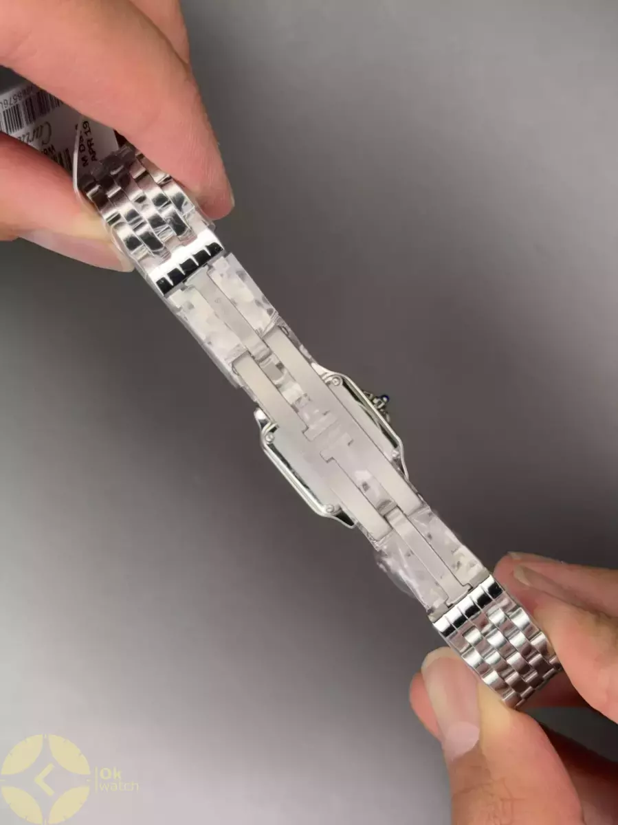 ساعت مچی کارتیه پنتر بند سیلور صفحه سفید Cartier Panthere