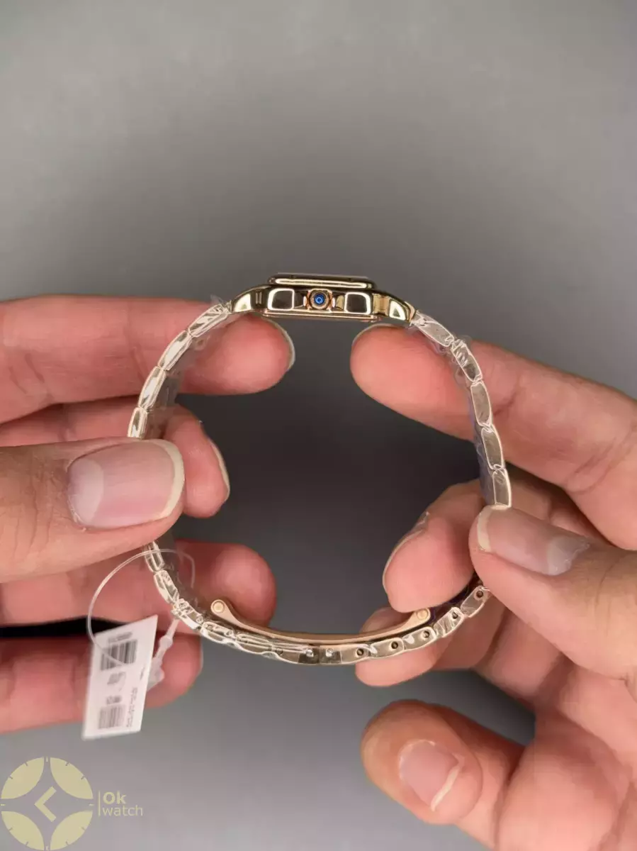 ساعت مچی کارتیه پنتر بند رزگلد صفحه سفید Cartier Panthere