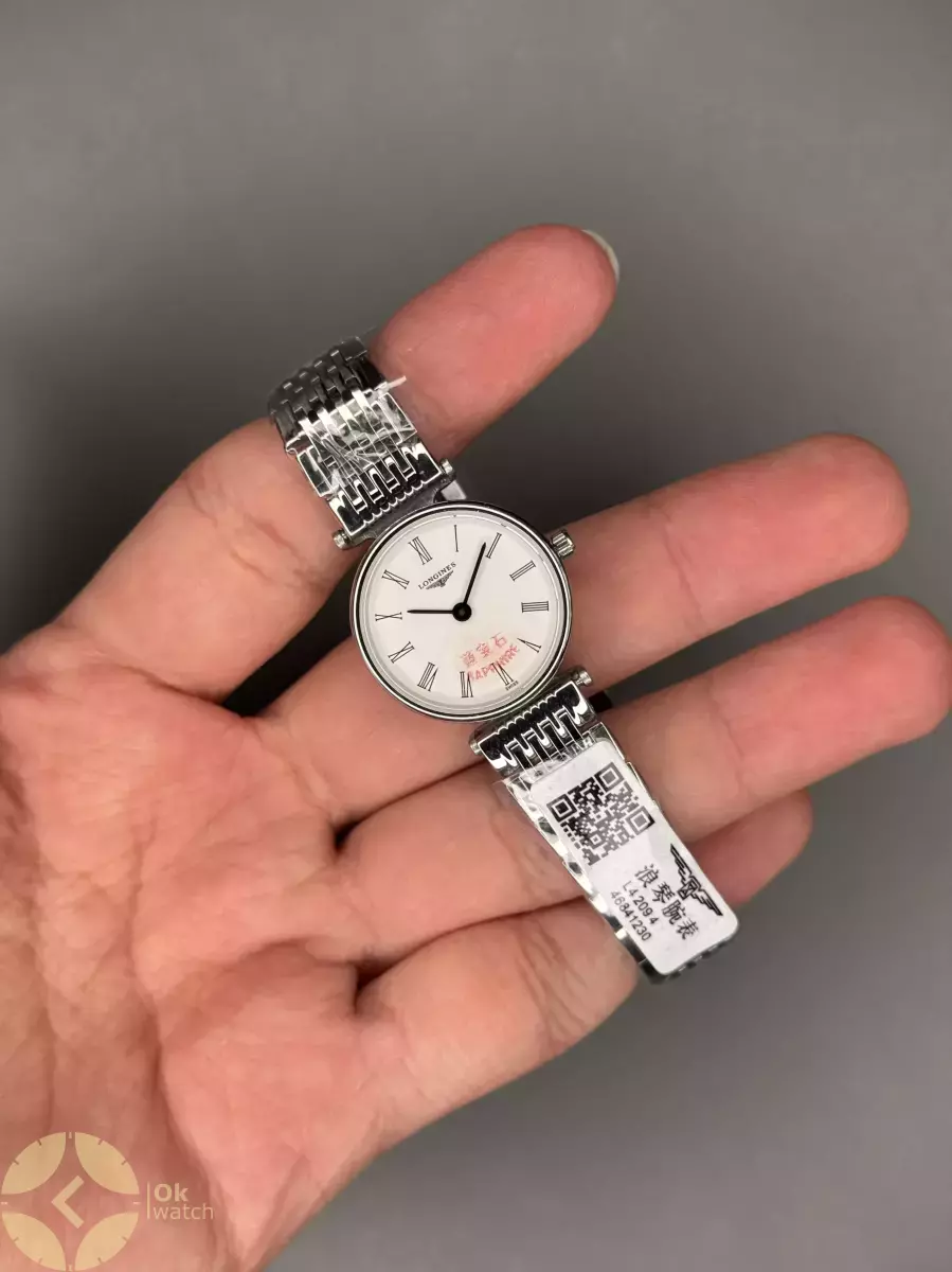 ساعت مچی لونژین بند سیلور صفحه سفید Longines