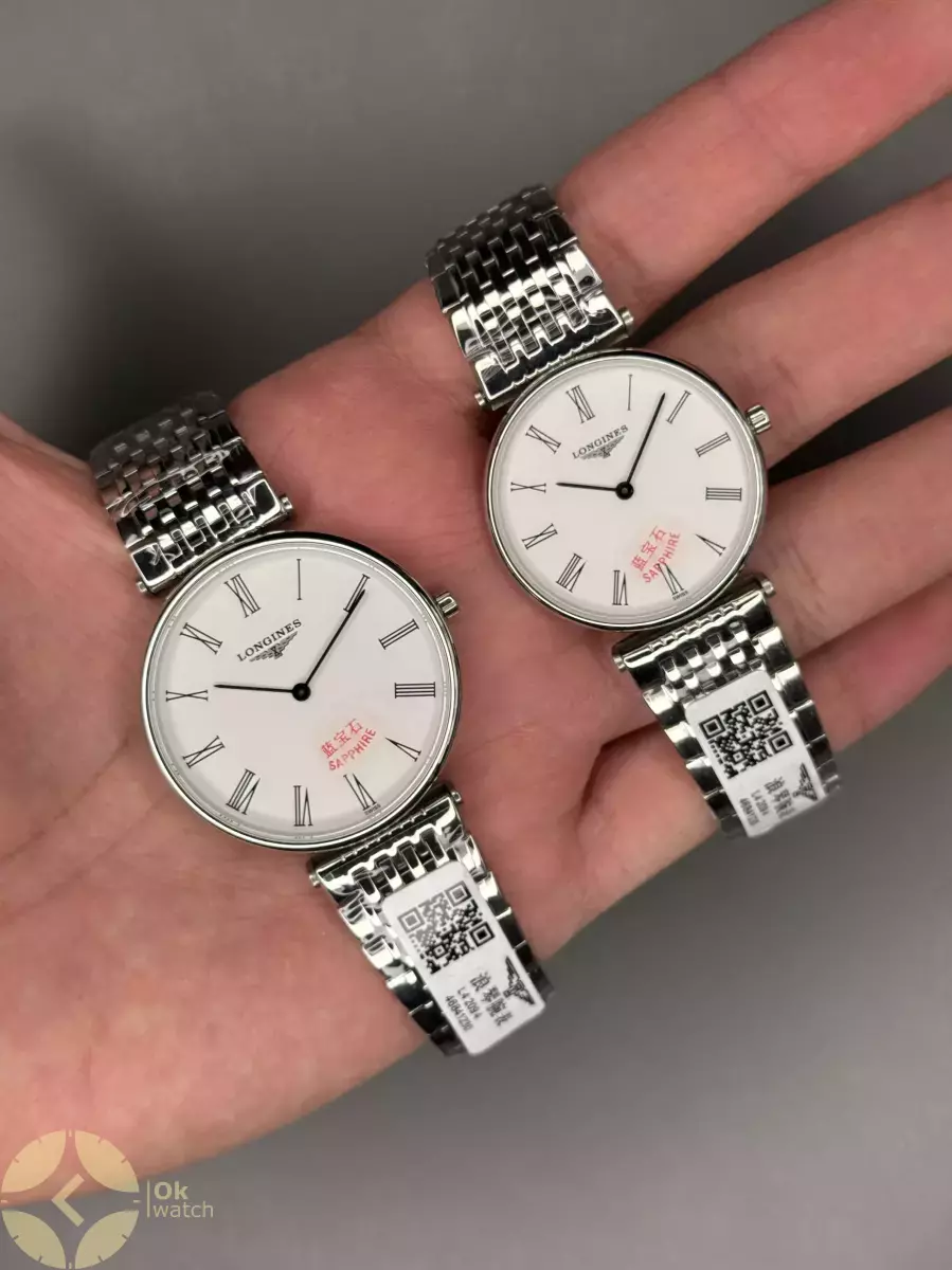 ساعت مچی لونژین بند سیلور صفحه سفید Longines
