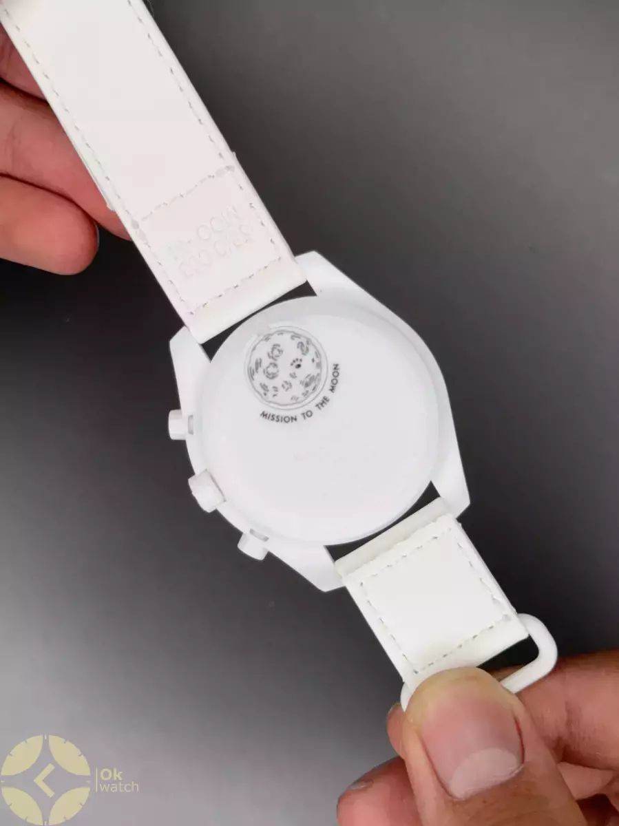 ساعت مچی امگا سواچ ماموریت به ماه اسنوپی طرحدار Omega x Swatch Mision to the moon