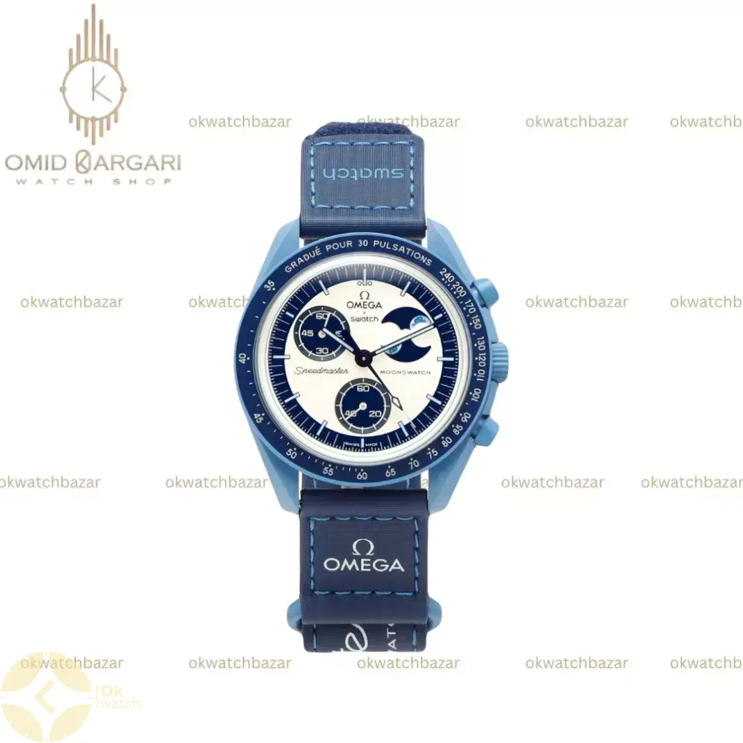 ساعت مچی امگا سواچ ماموریت به ماه Omega x Swatch Mision to the moon