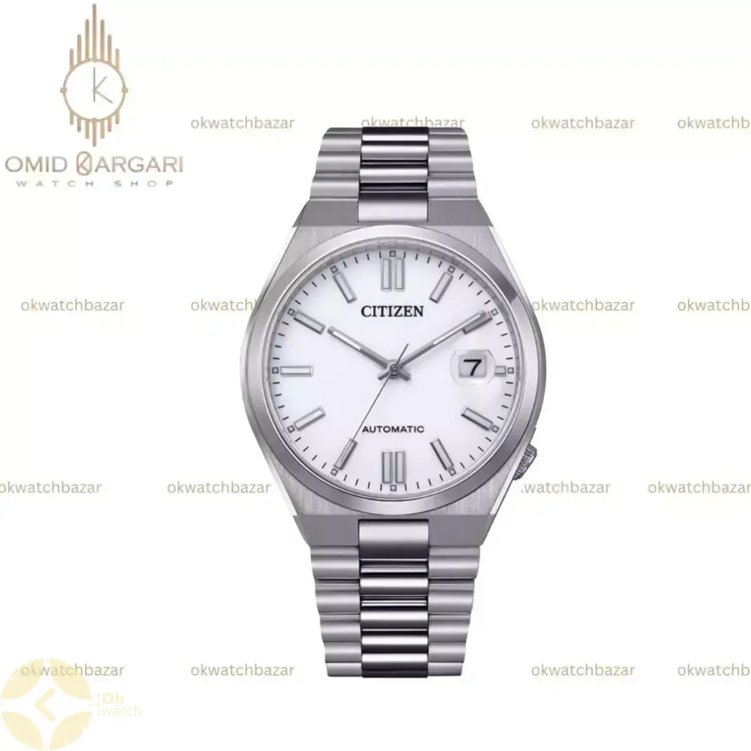 ساعت مچی سیتیزن سویوسا اتوماتیک صفحه سفید Citizen Tsuyosa NJ0150-81A