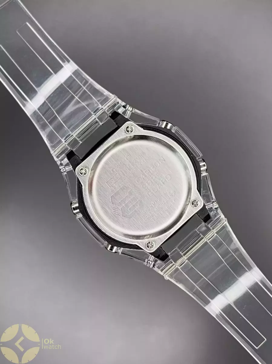 ساعت مچی کاسیو جی-شاک بند شیشه ای صفحه سبز Casio G-SHOCK