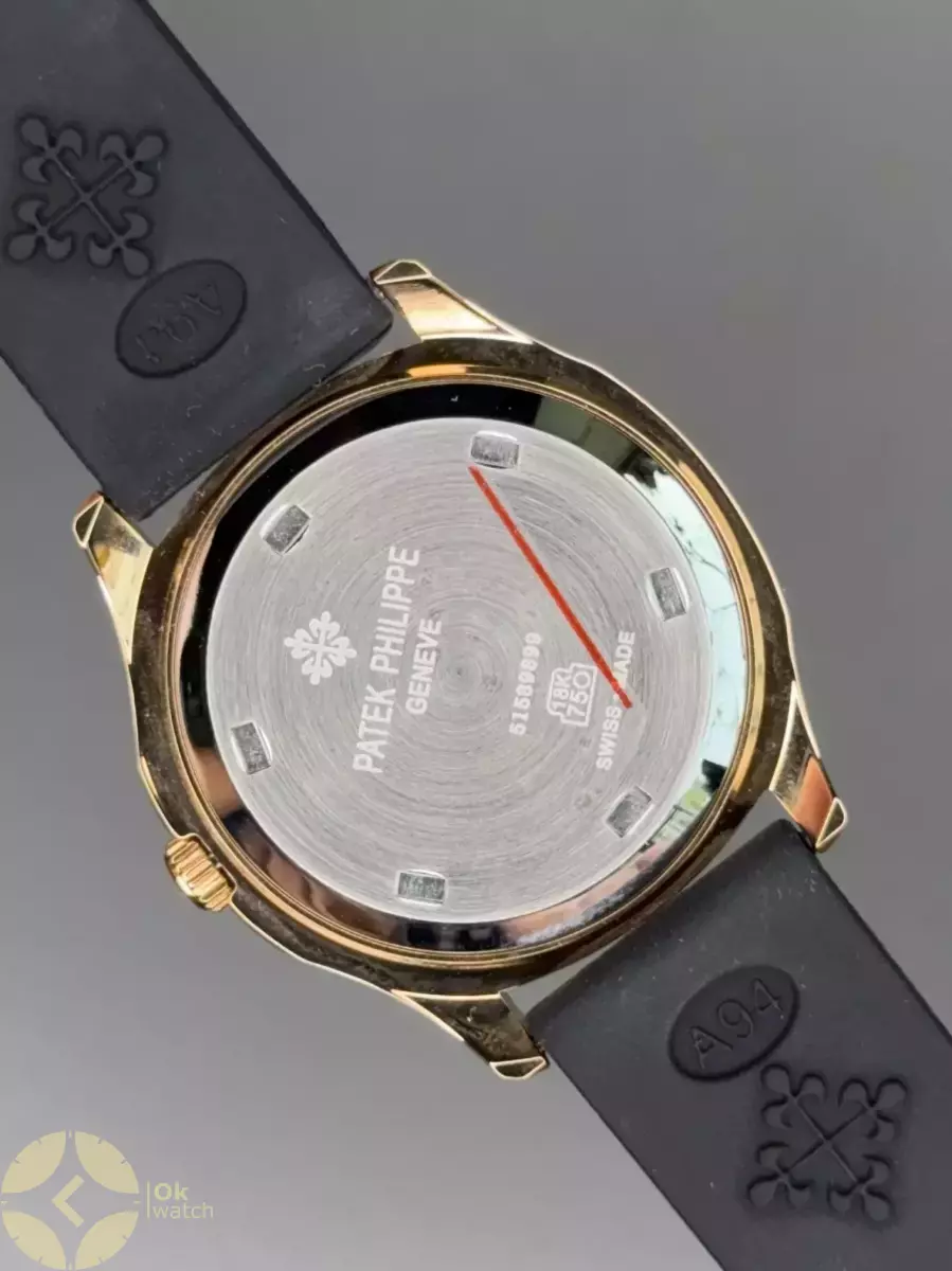 ساعت مچی پتک فیلیپ زنانه بند مشکی قاب رزگلد دورنگین Patek Philippe Nautilus