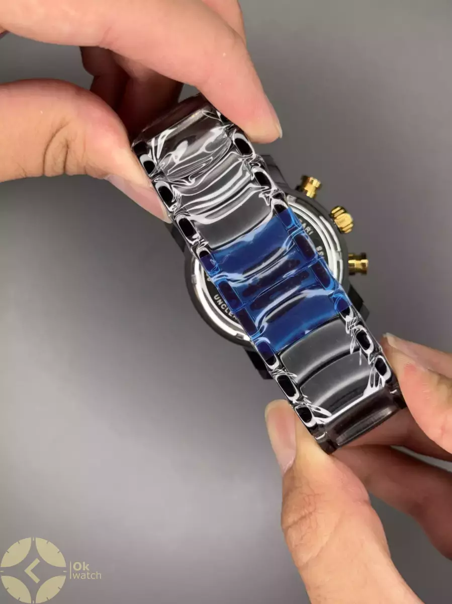 ساعت مچی مردانه بولگاری کورنوگراف بند مشکی Bvlgari