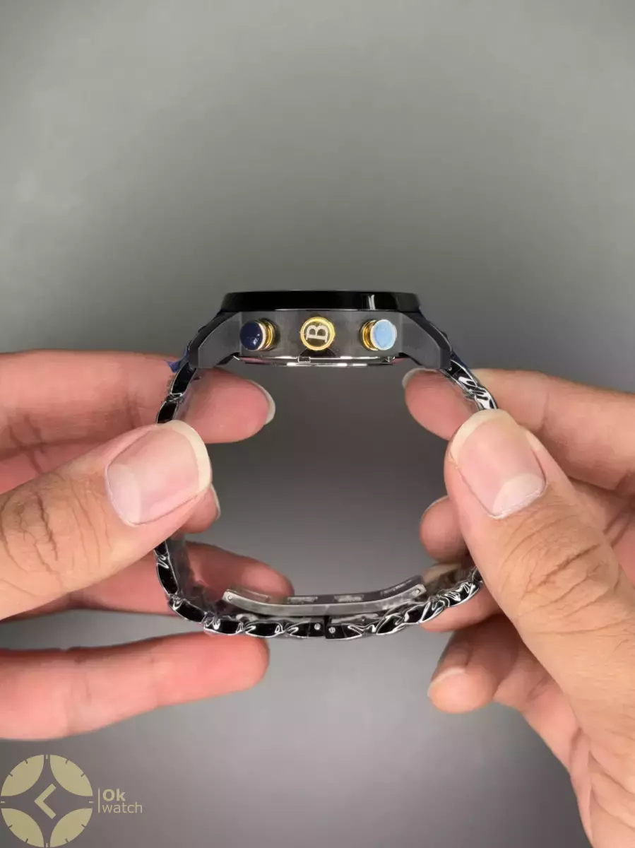 ساعت مچی بولگاری کورنوگراف بند مشکی Bvlgari