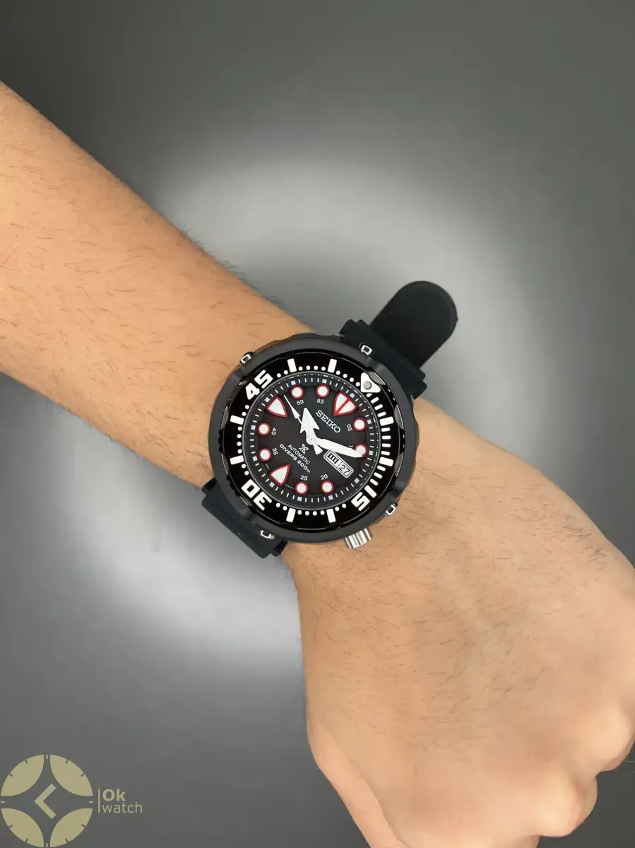سیکو  پراسپکس غواصی بند رابر مشکی Seiko Prospex Diver