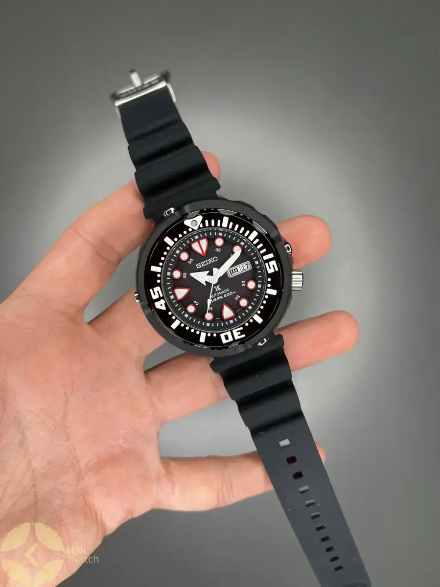 سیکو  پراسپکس غواصی بند رابر مشکی Seiko Prospex Diver