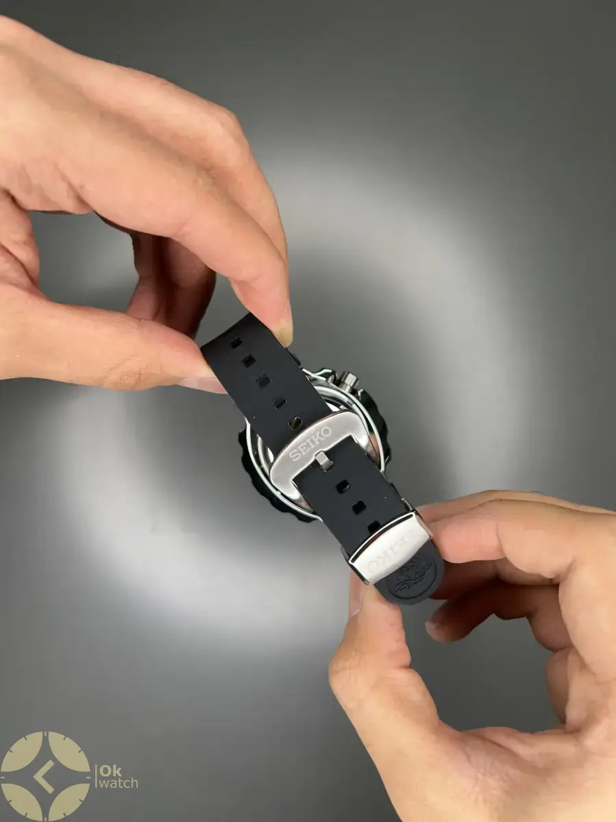 سیکو  پراسپکس غواصی بند رابر مشکی Seiko Prospex Diver