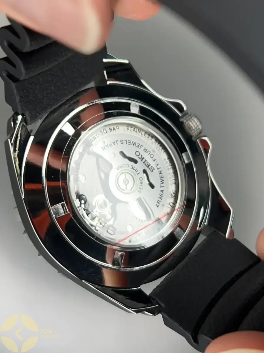 سیکو 5 بند رابر مشکی اتوماتیک Seiko 5 SRP601J1