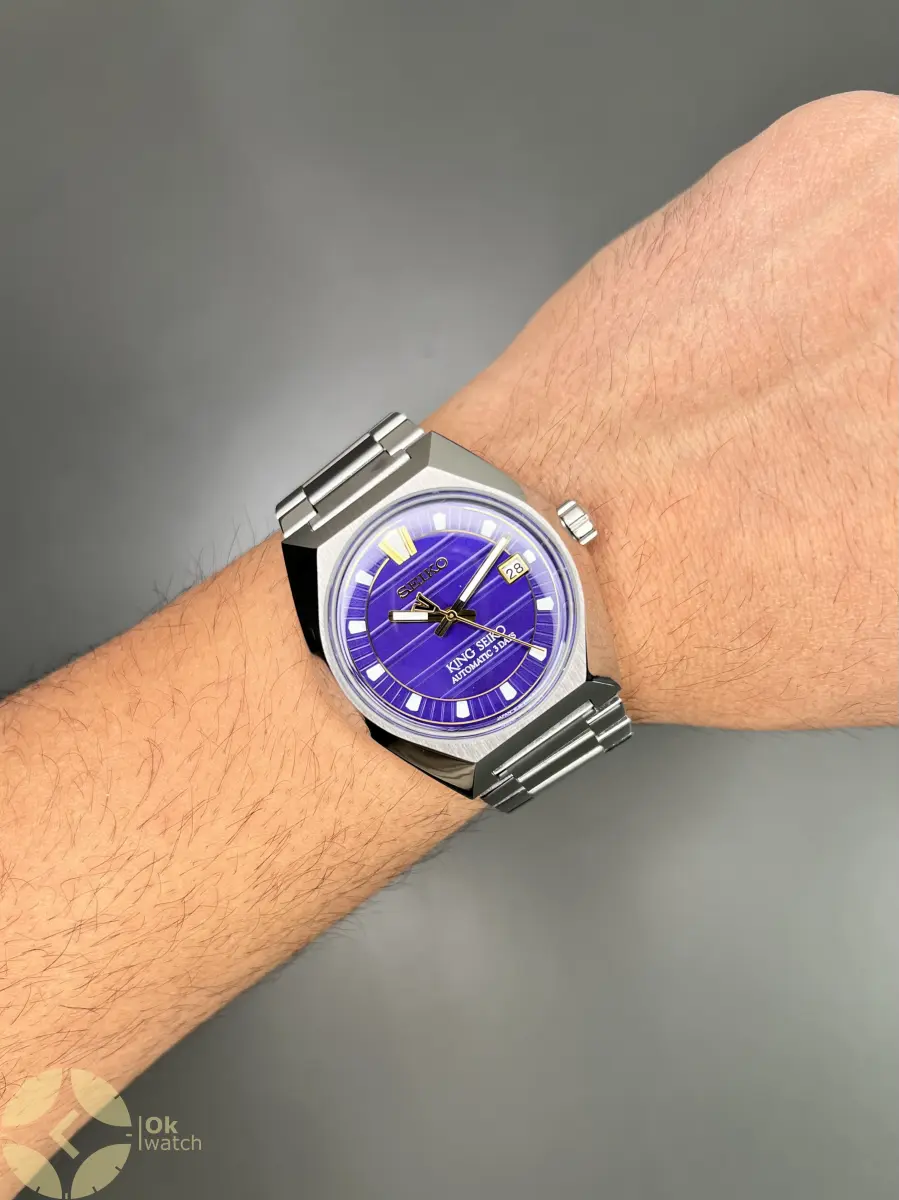 سیکو کینگ فلزی صفحه بنفش Seiko King