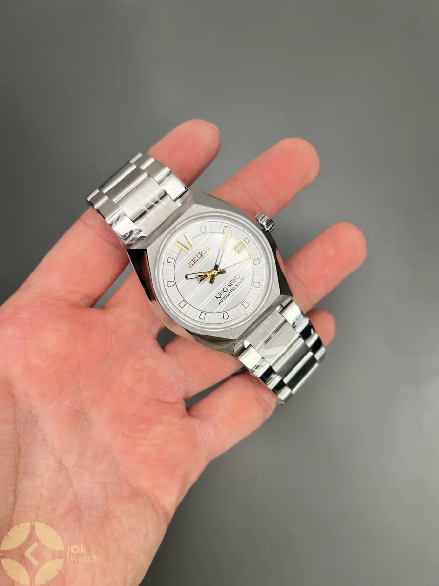 سیکو کینگ فلزی صفحه سفید Seiko King