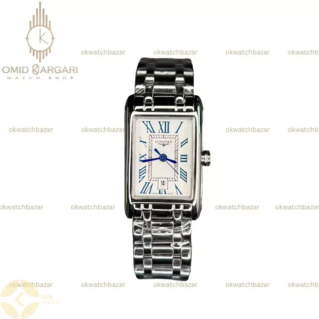 ساعت مچی لونژین تقویم دار سیلور صفحه سفید Longines