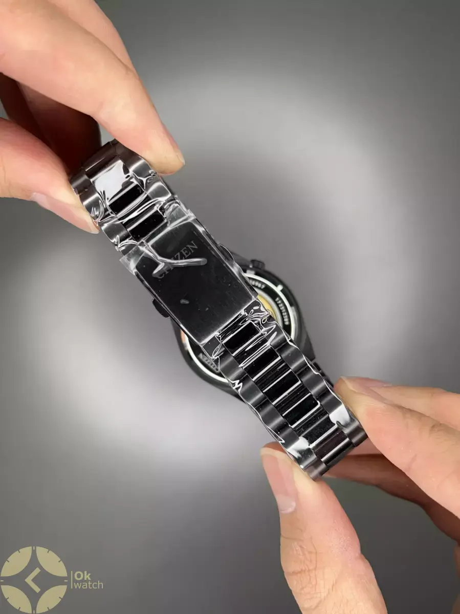 ساعت مچی سیتیزن سویوسا اتوماتیک تمام مشکی طرحدار  Citizen Tsuyosa NJ0155-87E