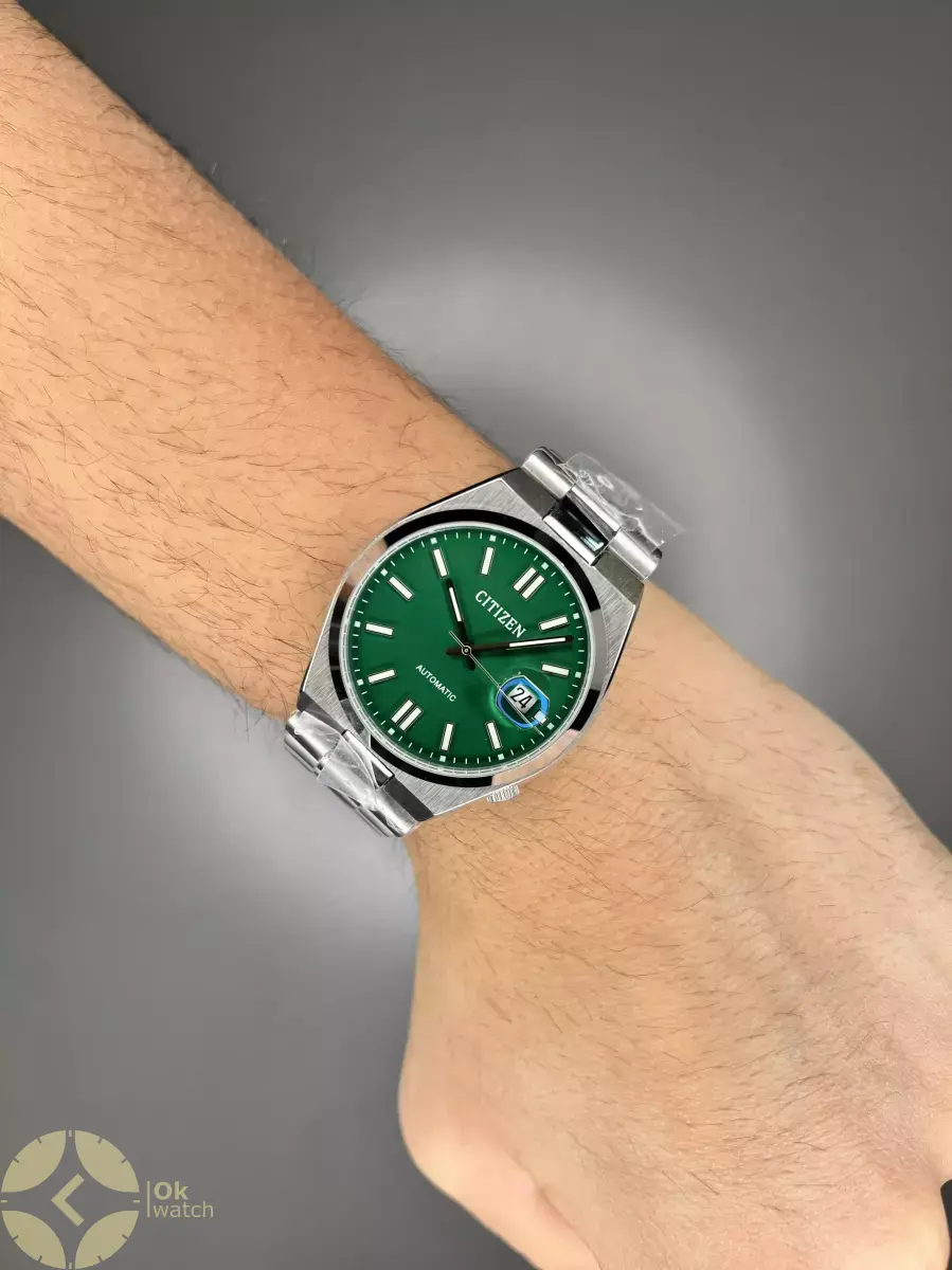 ساعت مچی سیتیزن سویوسا اتوماتیک صفحه سبز Citizen Tsuyosa NJ0150-81X