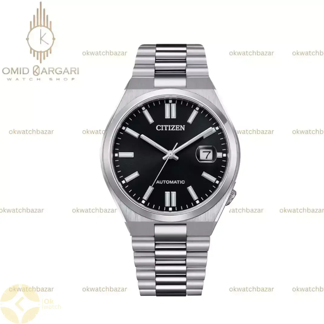 ساعت مچی سیتیزن سویوسا اتوماتیک صفحه مشکی Citizen Tsuyosa NJ0150-81E
