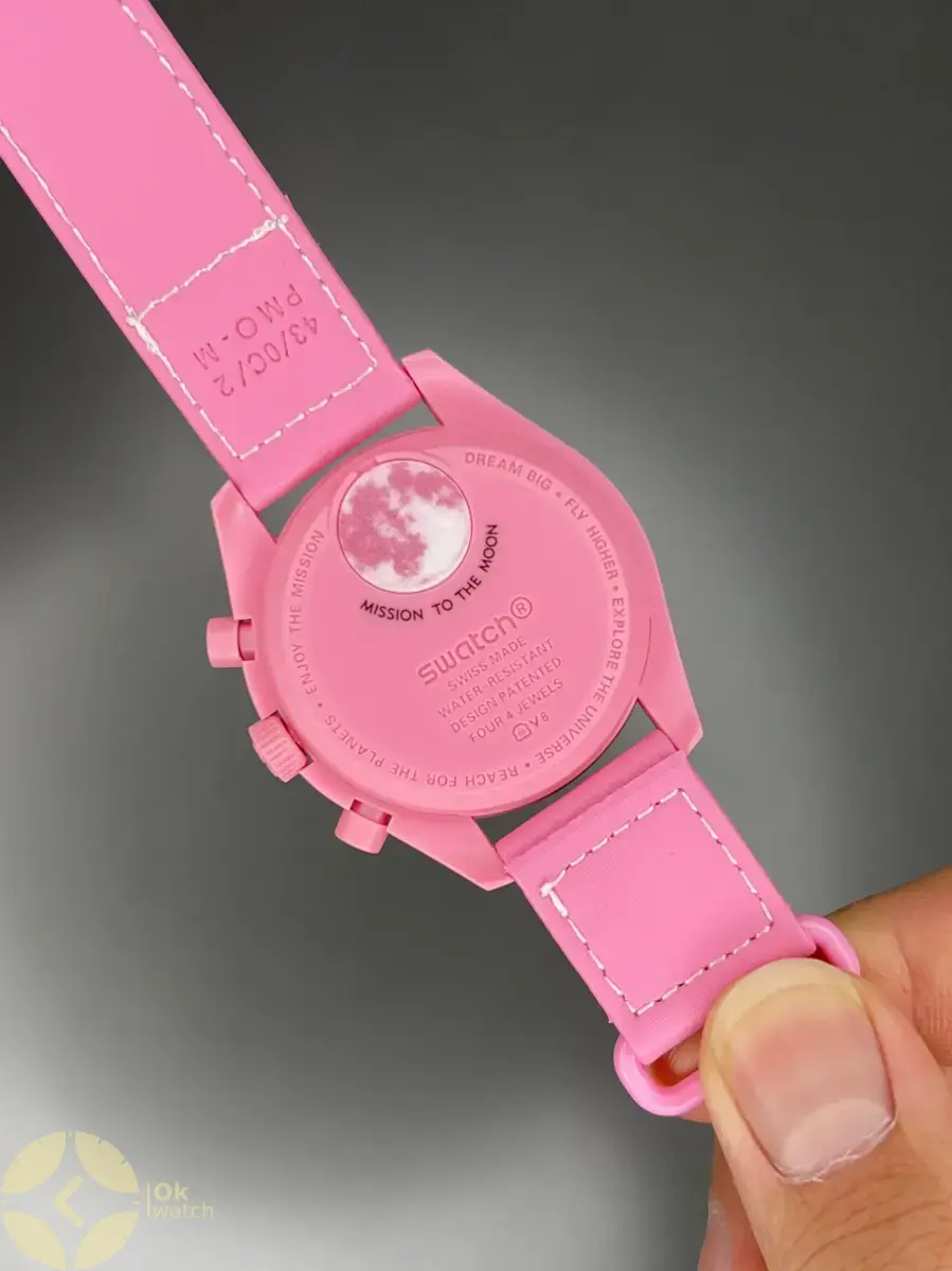 ساعت مچی امگا سواچ ماموریت به ماه صورتی Omega x Swatch Mision to the Pink Moonphase
