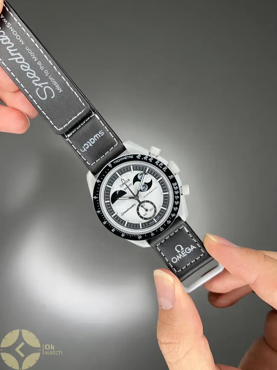 ساعت مچی امگا سواچ ماموریت به زمین مشکی Omega x Swatch Mision to the Earthphase