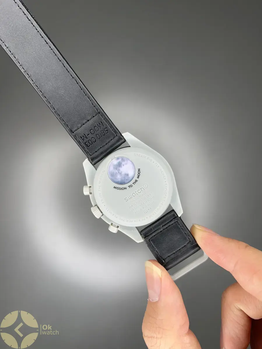 ساعت مچی امگا سواچ ماموریت به ماه ایندکس سبز Omega x Swatch Mision to the Moon