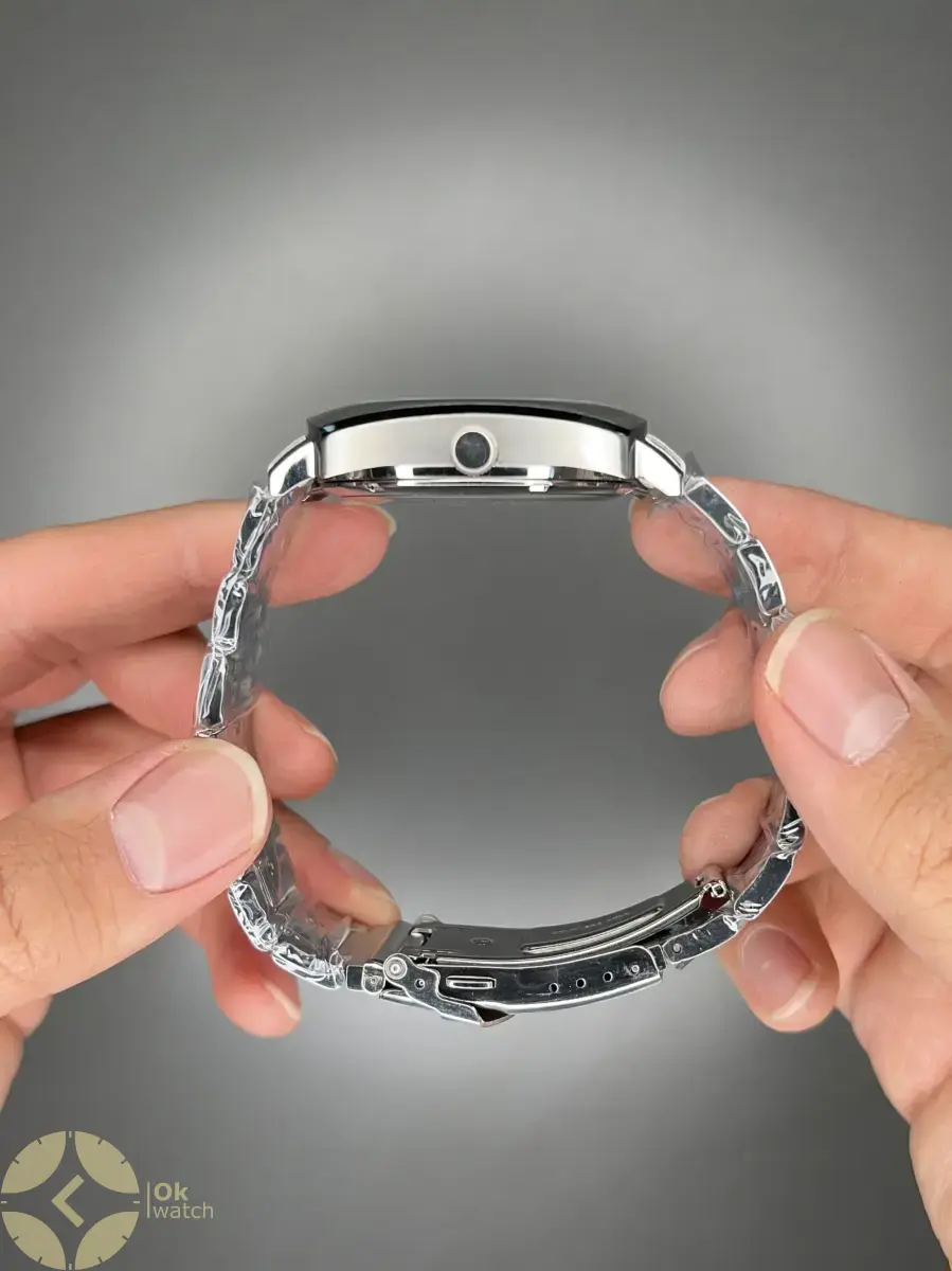 ساعت مچی سیکو مربعی سیلور صفحه سبز Seiko Recraft