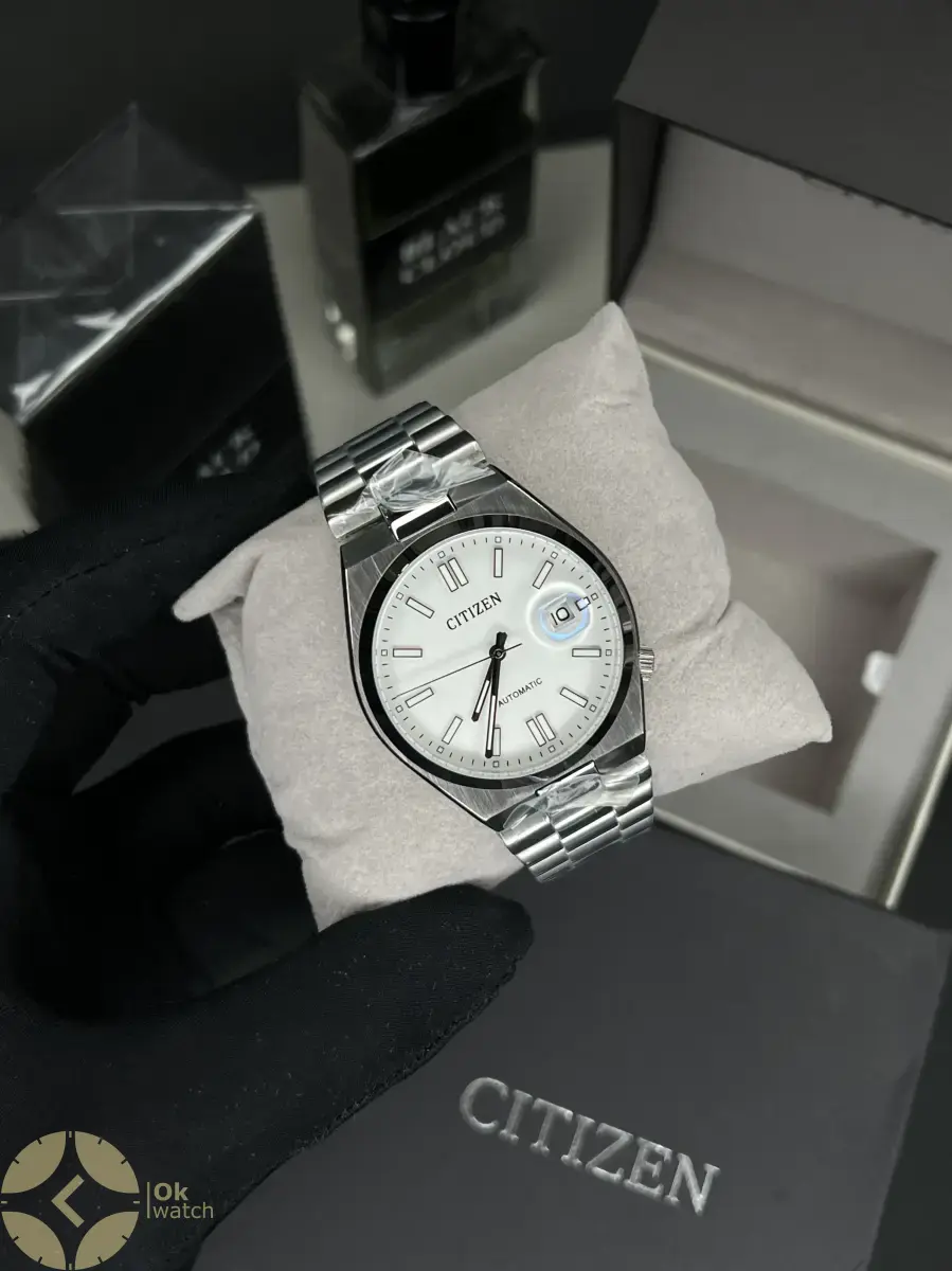 ساعت مچی سیتیزن سویوسا اتوماتیک صفحه سفید Citizen Tsuyosa NJ0150-81A