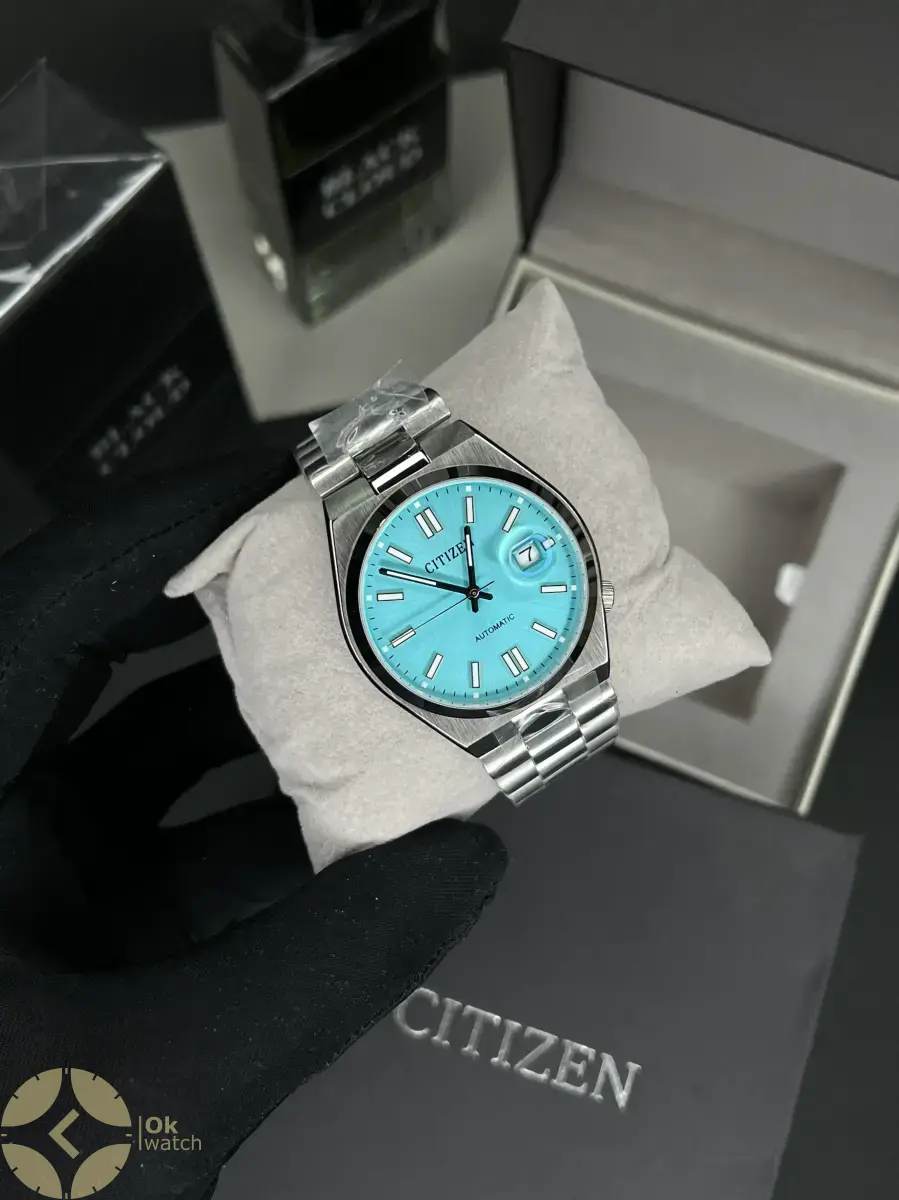 ساعت مچی سیتیزن سویوسا اتوماتیک صفحه تیفانی Citizen Tsuyosa NJ0151-88M