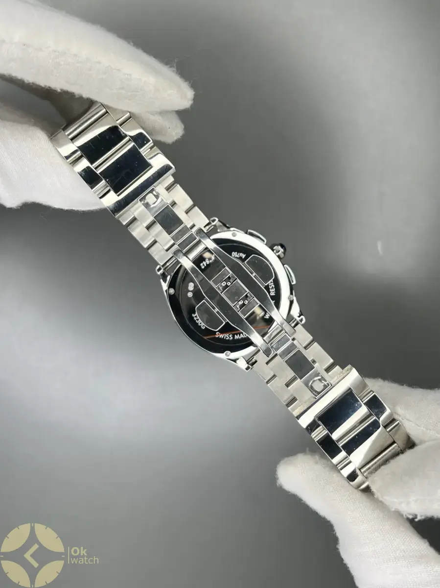 ساعت مچی کارتیه کورنوگراف بند سیلور صفحه آبی Cartier