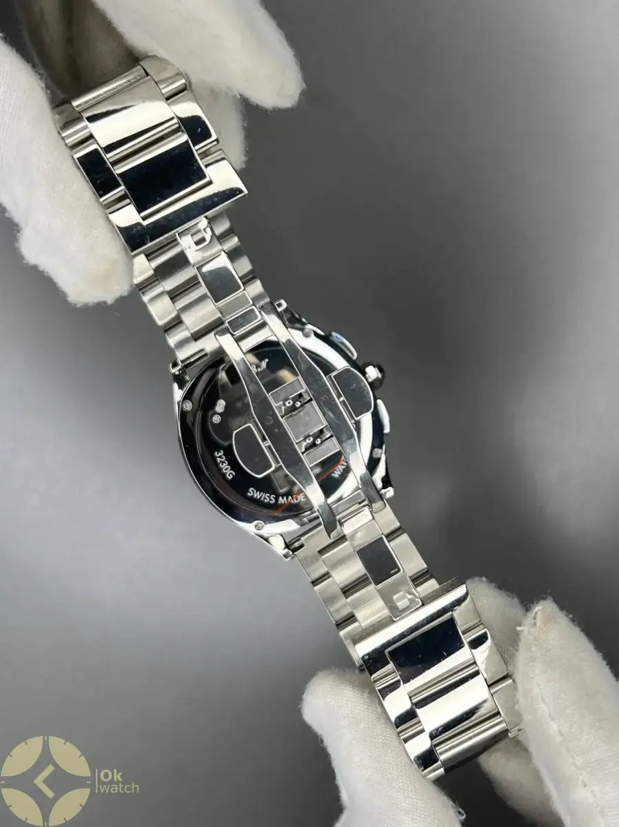 ساعت مچی کارتیه کورنوگراف بند سیلور صفحه سفید Cartier